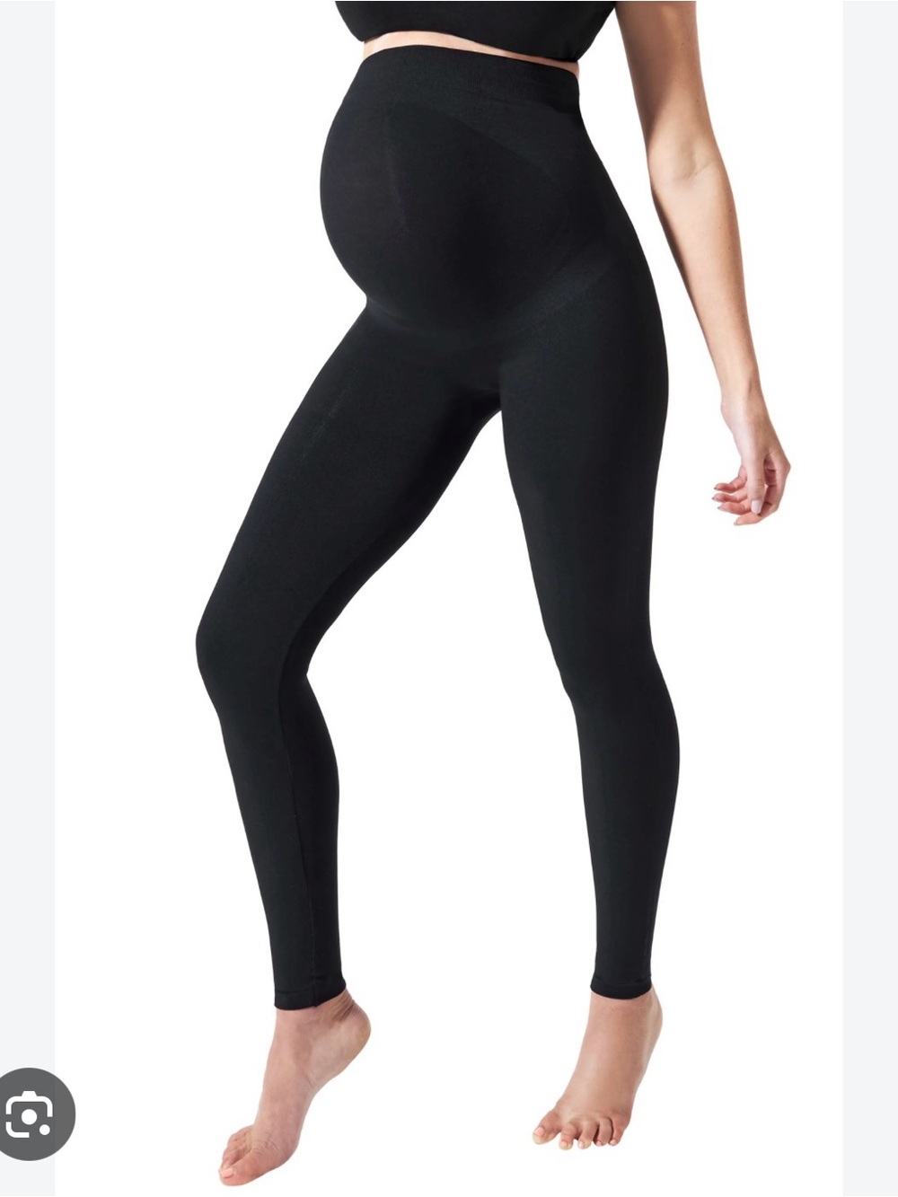 Maternity Support Full-Length Leggings - Black